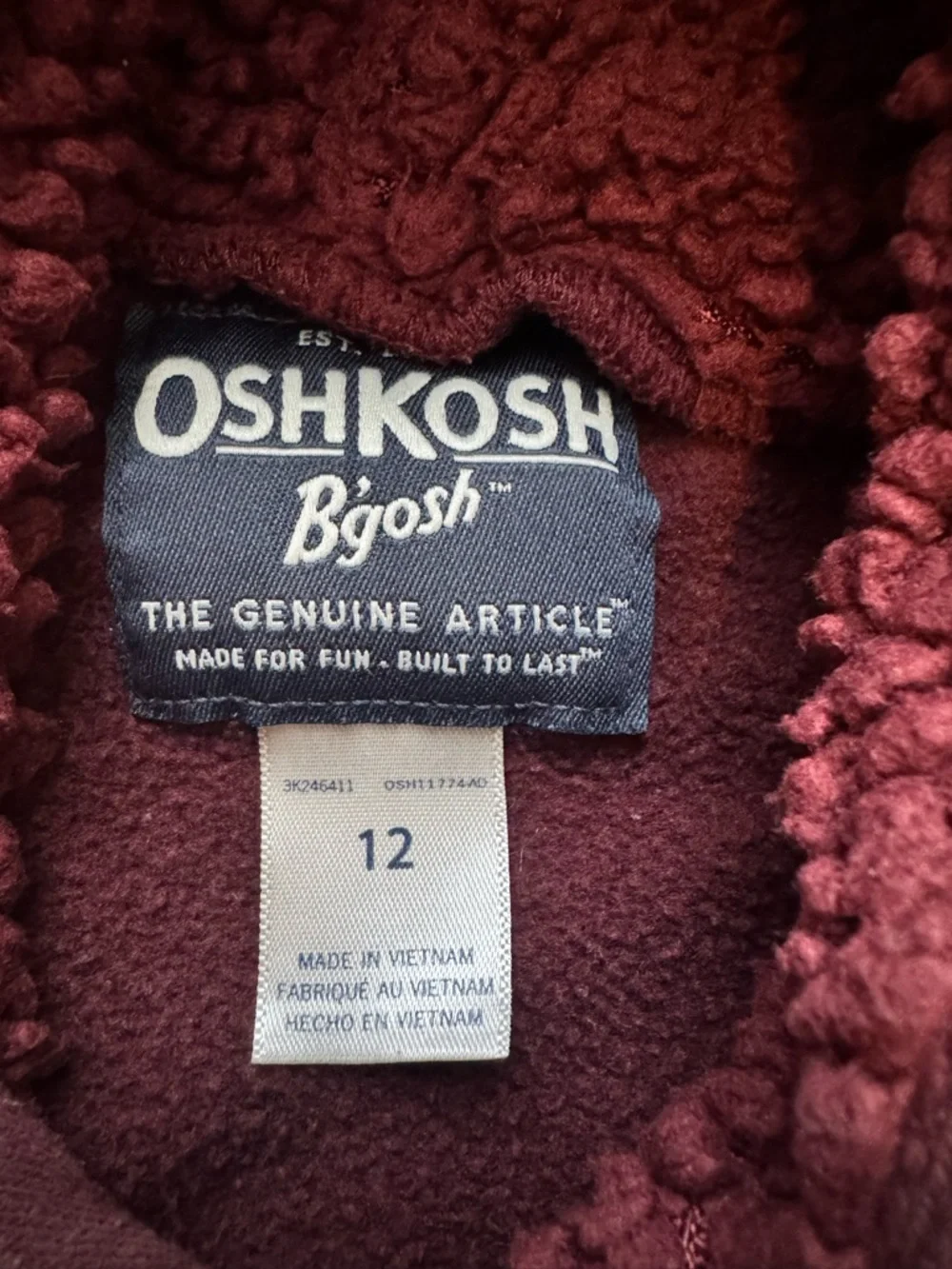 Boys OshKosh B'gosh hoodie